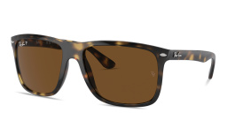 Ray-Ban Boyfriend Two Unisex Square Sunglasses in Havana – Product Photo 2