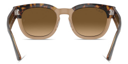 Shop Ray-Ban Mega Hawkeye Unisex Square Sunglasses in Brown online.