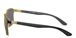 Shop Ray-Ban Chromance Unisex Square Sunglasses in Black online.