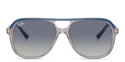 Shop Ray-Ban Junior Kids Square Sunglasses in Blue online.