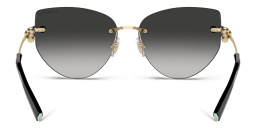 نظارات شمسية بترفلاي من تيفاني أند كو بلون ذهبي فاتح - صورة المنتج 4