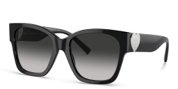 TIFFANY Oversized Square Sunglasses in Black – Product Photo 2
