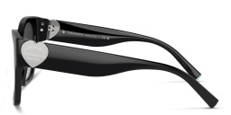 TIFFANY Oversized Square Sunglasses in Black – Product Photo 3