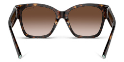 TIFFANY Oversized Square Sunglasses in Havana – Product Photo 4