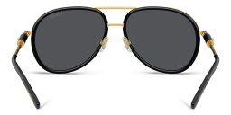 VERSACE Unisex Pilot Sunglasses in Black – Product Photo 4