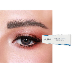 تسوق عدسات لاصقة ملوّنة للإستخدام الواحد - جراي أمارا وان داي أونلاين.