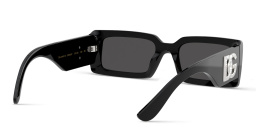 Dolce & Gabbana Rectangle Sunglasses in Black – Product Photo 3
