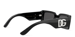 Dolce & Gabbana Rectangle Sunglasses in Black – Product Photo 4