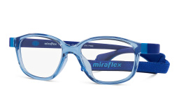 Shop Mira Flex Logo Kids Irregular Eyeglasses in Blue online.