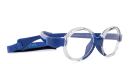 Shop Mira Flex Logo Kids Oval Eyeglasses in Clear online.