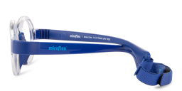 Shop Mira Flex Logo Kids Oval Eyeglasses in Clear online.