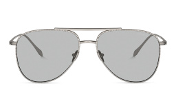 GIORGIO ARMANI Logo Pilot Sunglasses in Gunmetal – Product Photo 1
