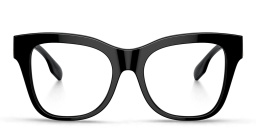 BURBERRY Oversized Square Eyeglasses in Black – Product Photo 1