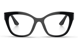 MIU MIU Square Eyeglasses in Black – Product Photo 1