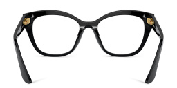 MIU MIU Square Eyeglasses in Black – Product Photo 4