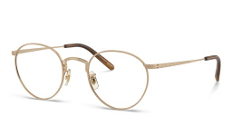 Shop OLIVER PEOPLES Unisex Panthos Eyeglasses in Gold online.