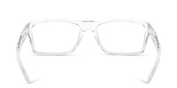 Shop Oakley Wide Rectangle Eyeglasses in Polished Clear online.