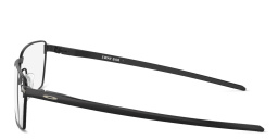 Shop Oakley Wide Rectangle Eyeglasses in Satin Black online.