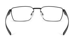 Shop Oakley Wide Rectangle Eyeglasses in Satin Black online.