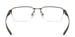 Oakley Half-Rim Rectangle Eyeglasses in Pewter – Product Photo 4