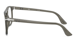 Shop PERSOL Unisex Pilot Eyeglasses in Grey online.