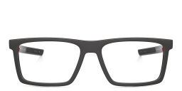 تسوق نظارات طبية مستطيلة واسعة برادا لينيا روسا بلون رمادي مطفي أونلاين.