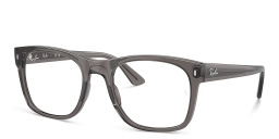 Shop Ray-Ban Unisex Square Eyeglasses in Opal Dark Grey online.