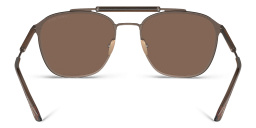 GIORGIO ARMANI Square Sunglasses in Matte Bronze – Product Photo 4