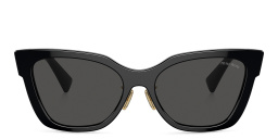 MIU MIU Square Sunglasses in Black – Product Photo 1