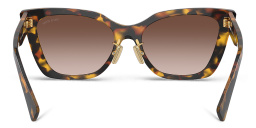 MIU MIU Square Sunglasses in Honey Havana – Product Photo 4