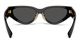 MIU MIU Cat-Eye Sunglasses in Black – Product Photo 4