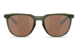 Shop Oakley Thurso Square Sunglasses in Green online.