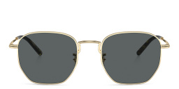 نظارات شمسية غير منتظمة للجنسين من أوليفر بيبلز بلون ذهبي - صورة المنتج 1