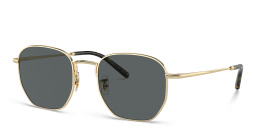 OLIVER PEOPLES Unisex Irregular Sunglasses in Gold – Product Photo 2
