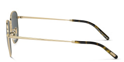 OLIVER PEOPLES Unisex Irregular Sunglasses in Gold – Product Photo 3