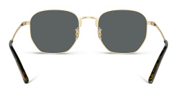 OLIVER PEOPLES Unisex Irregular Sunglasses in Gold – Product Photo 4