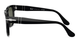 Shop PERSOL Unisex Square Sunglasses in Black online.