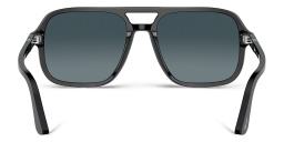 PERSOL Pilot Sunglasses in Black – Product Photo 4