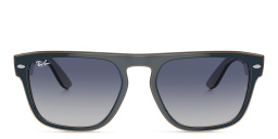 Shop Ray-Ban Unisex Square Sunglasses in Blue online.