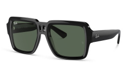 Shop Ray-Ban Magellan Unisex Square Sunglasses in Black online.