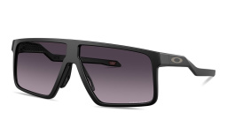 Shop Oakley Helux Rectangle Sunglasses in Black online.