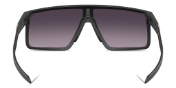Shop Oakley Helux Rectangle Sunglasses in Black online.