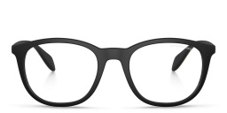 Emporio Armani Round Eyeglasses in Black – Product Photo 1