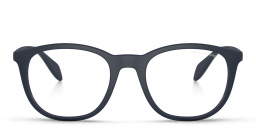 Emporio Armani Round Eyeglasses in Blue – Product Photo 1