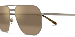 Shop Maui Jim Shark's Cove Unisex Square Sunglasses in Brown online.