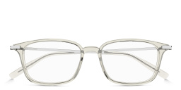 MONTBLANC Snowcap Rectangle Eyeglasses in Transparent – Product Photo 1