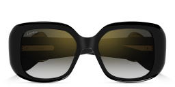 Cartier Panthère de Cartier Square Sunglasses in Black – Product Photo 1