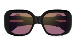 Cartier Panthère de Cartier Square Sunglasses in Black – Product Photo 1
