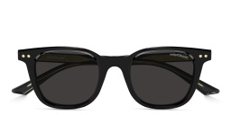 MONTBLANC Snowcap Panthos Sunglasses in Black – Product Photo 1