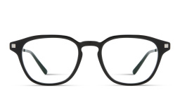 Shop MYKITA Pana Unisex Square Eyeglasses in Black online.